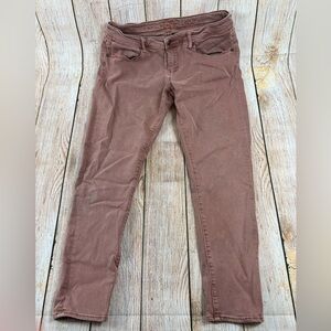 Mens Buckle Black Skinny Jeans Salmon 32x32